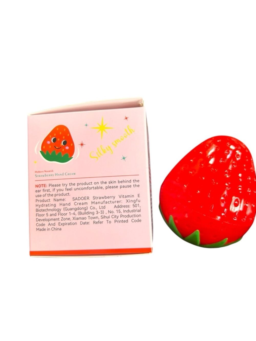 Hydration Nourishing Strawberry Hand Cream Vitamin C & Niacinamide NEW PC - Picture 4 of 6